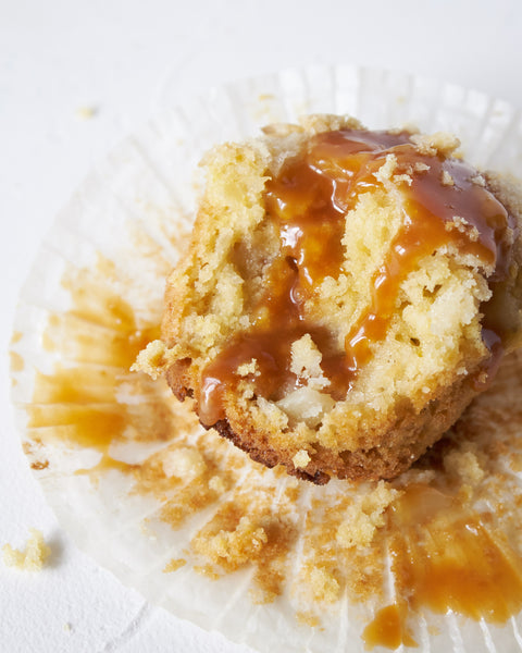 Apple Walnut Cake and Muffin Bake Mix with Caramel Sauce